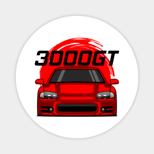 Front Red 3000GT 1999 2000 JDM Magnet